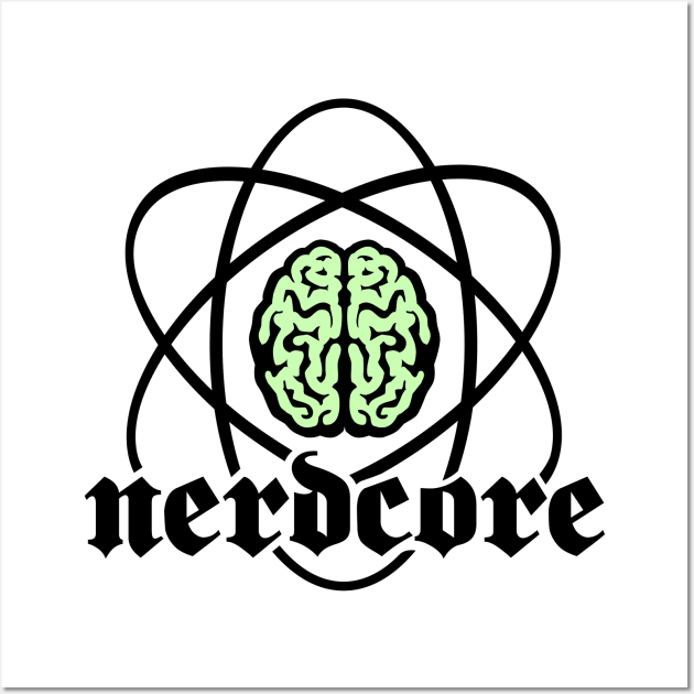 Atomic Nucleus Nerdcore Wall Art by hardwear